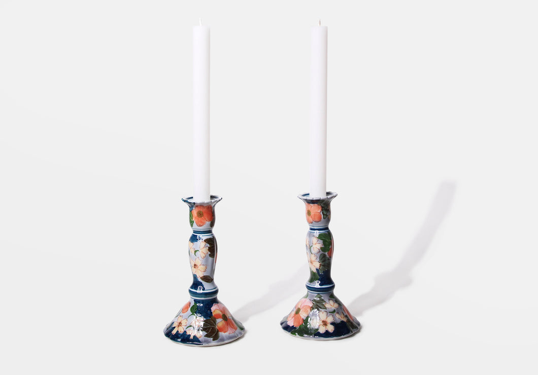 Floral Candle Holders