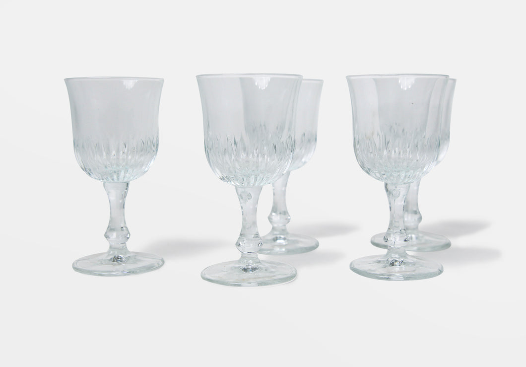 Set of Five Egg Cups / Glasses