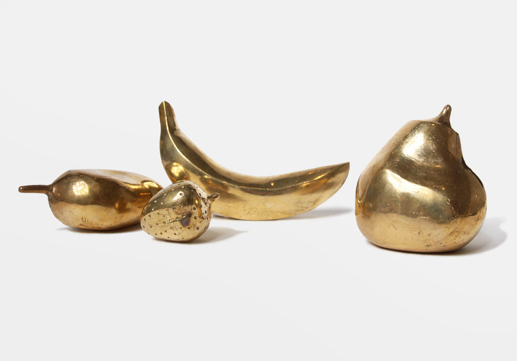 Solid Brass Fruit