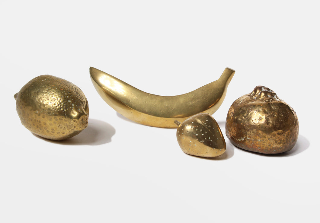 Solid Brass Fruit